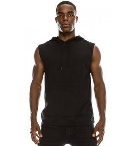 Hommes Hoodies Débardeur Mode Sans Manches Tactique Gym Sport Slim Mâle Gilet Musculation À Capuche Street wear Workout Hommes Débardeur - Product Image 4
