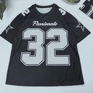Camisetas de Fútbol Transpirables de Verano para Hombre, con Letras Personalizadas, 100% Algodón Ecológico, de Secado Rápido - Product Image 2