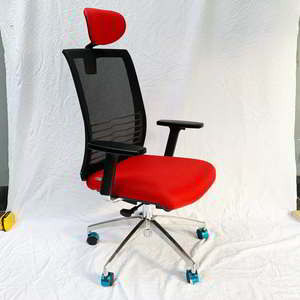 Silla de Oficina Ergonómica Mars-01 HOGVP044, Diseño Contemporáneo con Reposacabezas y Altura Ajustables, Material de Tela PU Plegable - Product Image 3