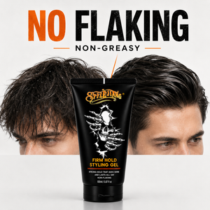 Water Based <b>Men</b> <b>Hair</b> <b>Gel</b> Long Lasting Firm Hold High Shine <b>for</b> Short <b>Hair</b> Classic Grooming - Product Image 1
