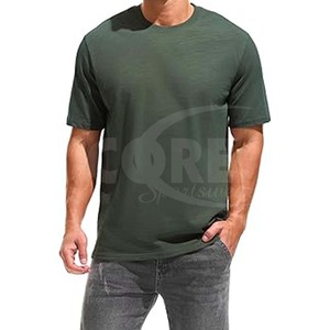 Camiseta de calle de algodón 100% en blanco de alta calidad, camiseta de verano ligera y transpirable para gimnasio, camiseta para hombre - Product Image 3