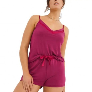 Débardeur pas cher qualité souper pour femmes conception personnalisée vêtements de nuit pour femmes vente en gros respirant du Pakistan - Product Image 2