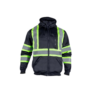 Veste de travail OEM anti-froid, haute visibilité, imperméable, protection niveau D, coton polyester, veste de sécurité pour adultes - Product Image 3