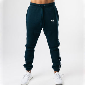 Logotipo personalizado de impresión/bordado Gimnasio Joggers French Terry Poly/Elastane Running Jogger para hombres - Product Image 4