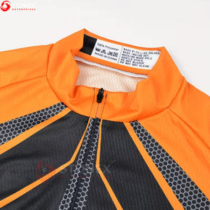 Nouveaux ensembles d'uniformes de cyclisme pour hommes, design tendance, logo personnalisé, taille plus, haute qualité, 100% polyester - Product Image 3