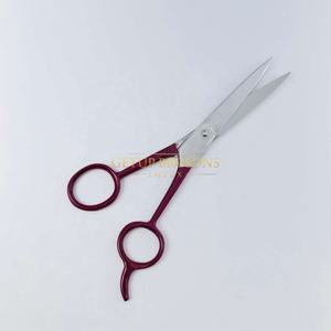 Tijeras profesionales de peluquería de acero inoxidable, mango largo, para cortar el cabello, calidad de salón, afiladas, duraderas, con logo personalizado. - Product Image 3