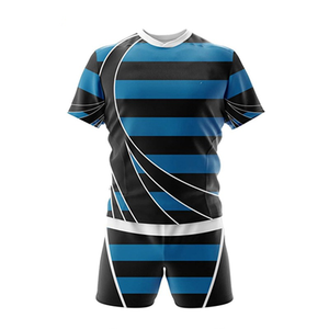 Uniformes de Rugby de poliéster 100% de alta calidad BSCI, ropa deportiva transpirable en estilo sublimado, conjunto que incluye camisetas de Rugby - Product Image 4