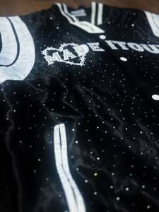 OEM Manufacturer High Quality Winter Men's Baseball Letterman Varsity <b>Jacket</b> Custom Embroidery Front Silk Sleeves Windbreaker - Product Image 2