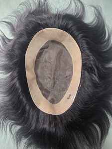 Perruque et toupet pour homme en cheveux indiens Remy Taz Hair - Base mono - Léger, doux et écologique - Product Image 3