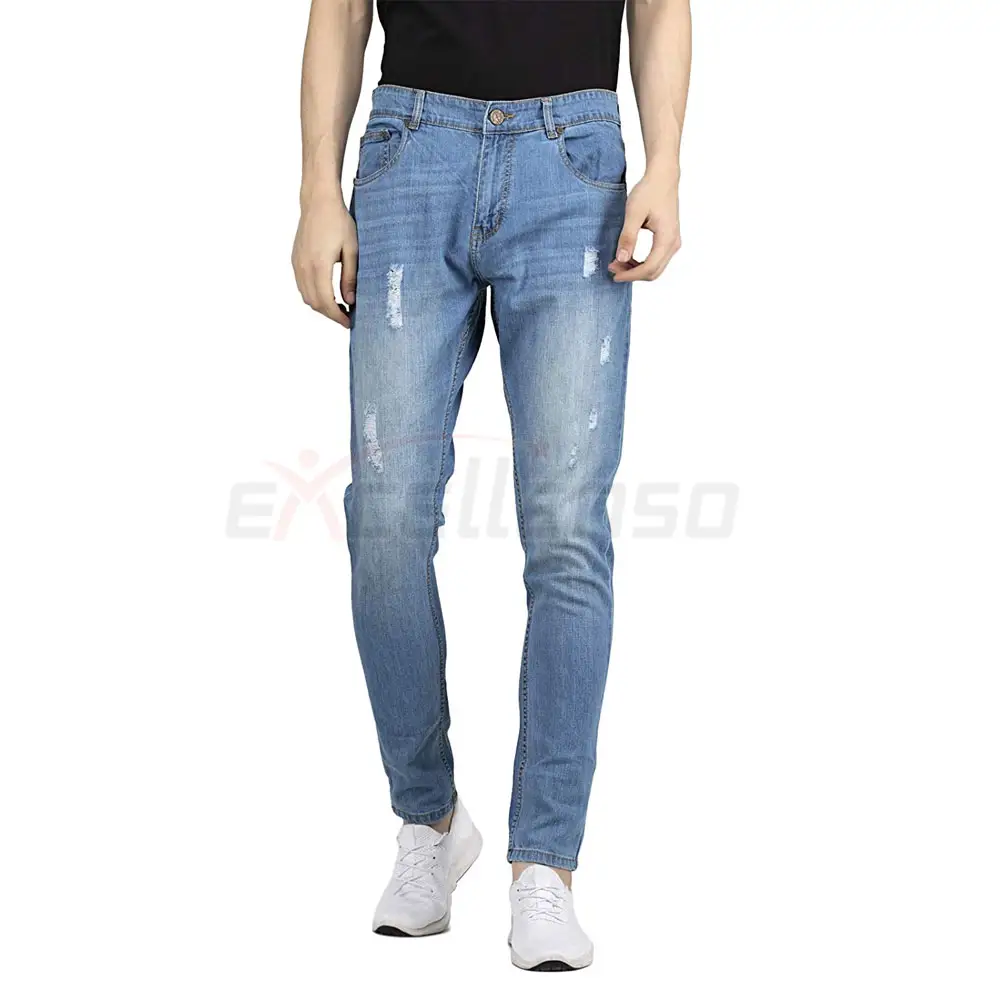 पुरुषों के लिए निर्मित जींस पैंट कस्टम लोगो नवीनतम डिजाइन पुरुष जींस पैंट जींस पैंट लाइट पर गर्म बिक्री