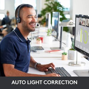Logitech C270 HD Webcam 720pワイドスクリーン光補正ノイズ低減マイク (Skype FaceTimeハングアウト用) - Product Image 4