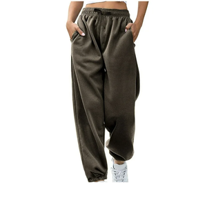 Pantalones Deportivos de Algodón Personalizados de Alta Calidad para Mujer, Pantalones Holgados de Estilo Urbano, Proveedor de Bangladesh - Product Image 1
