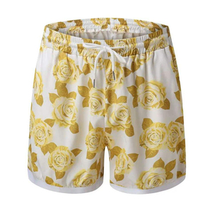 Pantalones cortos deportivos para hombre hechos a medida de Pakistán, nuevo estilo con decoración de patrón sublimado y bolsillos teñidos lisos para uso en el gimnasio - Product Image 5