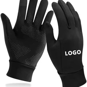 Guantes de ciclismo cálidos resistentes al agua para adultos, guantes de ciclismo deportivos de lana de invierno con logotipo personalizado - Product Image 1