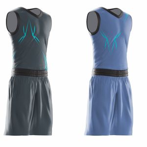 Dernier modèle de basket-ball réversible Vente en gros Maillot de basket-ball double face pour équipe - Product Image 3
