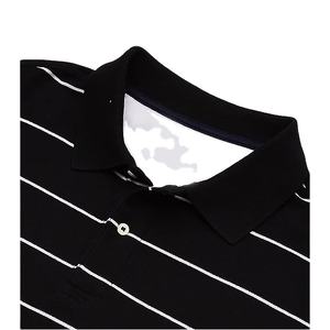 2023 camiseta Polo informal de moda personalizable camiseta Polo a rayas de Color sólido personalizada al por mayor y precio bajo de Bangladesh - Product Image 2