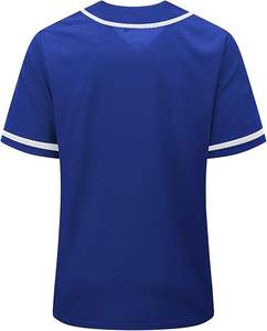 Camisetas de Béisbol con Botones Completos al por Mayor OEM - Uniformes de Equipo Sublimados Personalizados - Product Image 3