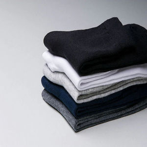 ถุงเท้าผู้ชายผ้าฝ้ายออร์แกนิคผสมสแปนเด็กซ์ ปรับแต่งได้ ระบายอากาศดี เหมาะสำหรับธุรกิจ พร้อมคุณสมบัติต้านแบคทีเรีย ถุงเท้าถักอุ่นๆ - Product Image 5