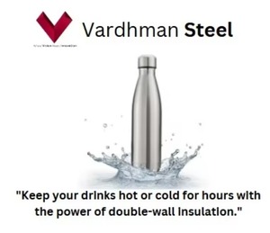Hot <b>Sale</b> 500ml Stainless Steel Double-Wall Vacuum Insulated Water Bottle Durable Hot and Cold Bottle with Screw Cap - Product Image 2