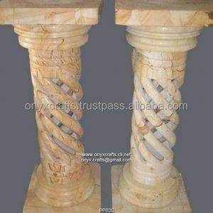 Piliers romains d'extérieur à meilleur prix à Vérone Colonnes sur pied sculptées en pierre solide et marbre Design moderne - Product Image 3