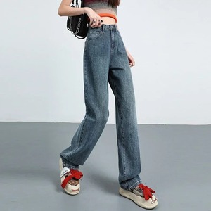 Pantalon uni décontracté personnalisé de haute qualité pantalon en denim élégant de haute qualité 2025 100% coton respirant pantalon pour femme - Product Image 5