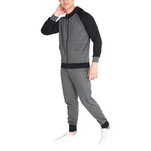 Logo personnalisé pour hommes pleine taille respirant coupe ajustée survêtement écologique complet personnalisé solide prix de gros pour les ensembles unis - Product Image 4