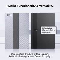 Fournisseur OEM ODM RFID, Carte Métallique Professionnelle Personnalisée avec Impression Offset, DDP, Inlay Robuste, Desfire EV2 2K, Polissage Personnalisé pour le Secteur Financier