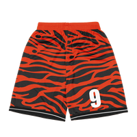 Shorts d'entraînement sportifs pour hommes grande taille avec logo personnalisé, motif uni, en maille polyester, taille mi-haute élastique, anti-plis, séchage rapide