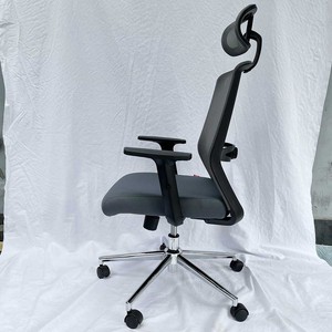 Silla de Oficina Ergonómica Giratoria HOM1009-01 con Respaldo Ajustable, Diseño Minimalista para el Hogar y Dormitorio, Material de Tela PU - Product Image 5
