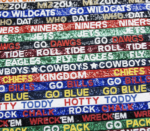 Correa de monedero con cuentas personalizadas, correa de bolso con cuentas largas para monedero universitario, correas de GameDay, todos los nombres disponibles - Product Image 3