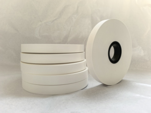 Maßgefertigte Manuelle Papierband-Umreifungsmaschine Dickes Weißes Recycelbares Heißschmelz-Bargeld-Bündelungsgerät - Product Image 3