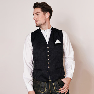 Gilet en laine pour homme, dernier design, traditionnel bavarois allemand, Trachten, Oktoberfest, réversible, automne - Product Image 4