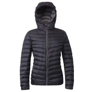 Street Wear Waterproof Breathable Puffer Jacket for Women 2026 Hooded Winter Autumn Fashion 100% <b>Polyester</b> <b>Filling</b> Custom Logo - Product Image 4