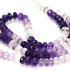 Cuentas Redondas Facetadas de Amatista Natural AAA, 8-10 mm, Cuentas de Piedras Preciosas de Amatista Facetadas de Alta Calidad, para Manualidades - Product Image 5