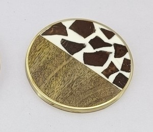 Acacia Wood <b>Coasters</b> Premium <b>Table</b> <b>Coasters</b> for Cups and Glasses - Product Image 3
