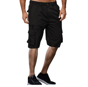 Shorts Cargo de qualité supérieure pour hommes 100% coton Shorts Cargo pour vêtements d'extérieur d'été séchage rapide longueur au genou Logo personnalisé respirant - Product Image 4