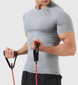 Hombres Gimnasio Compresión Debajo De La Capa Base Tops Manga Corta Secado Rápido Deportes Personalizado Hombres Gimnasio Manga Corta Camisas De Compresión En Blanco - Product Image 5