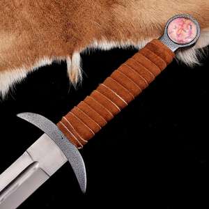 Nœuds de sabres cérémoniels avec design personnalisé à bas prix, nœuds de sabres professionnels couleur argent - Product Image 3