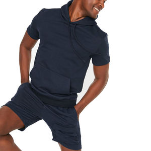 2025 nouveauté haute qualité T-shirt et short ensemble coton unisexe ESS Logo haute rue décontracté été chemise et short
 - Product Image 1