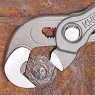 For KNIPEX Screw Pliers 250mm 10-32mm <b>Clamping</b> Range Polished Plastic Coating - Product Image 3