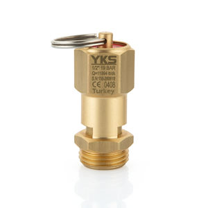 Válvula de Seguridad de Latón Sellada de 1/2" y 19 Bares con Certificación CE - Válvula de Alivio de Presión Tipo Sellado - Material de Latón - Product Image 1