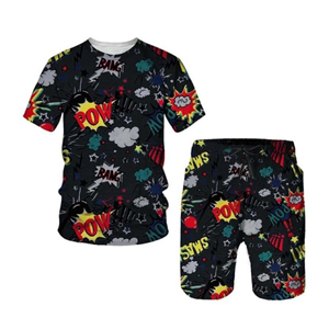 NEW 3D Cartoon Print Men's <b>T</b>-<b>shirt</b> Shorts Suit Summer Male Sportswear 2pc Set Hip Hop Tee Top Street Wear Men Clothing - Product Image 4