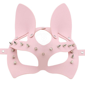 หน้ากากหนังสำหรับอุปกรณ์พันธนาการ ขายดี บริการ OEM ราคาถูก โครงสร้างแข็งแรง ดีไซน์เซ็กซี่ - Product Image 2