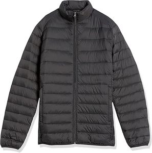 2026 <b>Men's</b> Eco-Friendly Puffer <b>Jacket</b> Customizable Stand Collar Front Logo Winter <b>Long</b> Sleeve Wholesale - Product Image 1