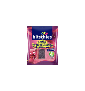Hitschies Sour Dragon Tongues 125g Vegan Chewy <b>Candy</b> With Sour Sugared Coating 4 Fruit Flavors Wholesale Order Available - Product Image 4