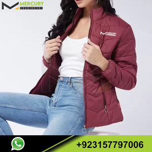Chaqueta acolchada de Invierno para mujer, ropa de alta calidad, cálida, con cuello levantado, nueva tendencia - Product Image 2