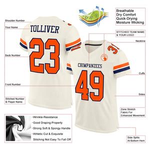 Conjunto de camiseta de fútbol de poliéster 100% unisex con logotipo de nombre de equipo personalizado, ropa de fútbol técnica sublimación precio barato al por mayor - Product Image 2