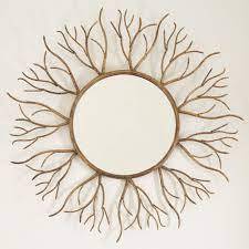 Hot Selling Iron <b>Mirror</b> Art <b>Irregular</b> Circular Living Room Metal Frame Wall <b>Mirror</b> Decor Christmas Vintage Luxury Space Casual - Product Image 3