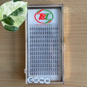 Extensions de cils longs en faux vison naturel faites à la main de haute qualité, épaisseur 0,12 mm, non collantes, volume CC, plateaux de cils en éventail T&T - Product Image 1