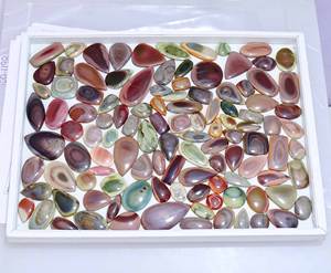 Cabochon de jaspe impérial naturel de forme et de taille mélangées Pierres précieuses de quartz en vrac pour la fabrication de bijoux - Product Image 3